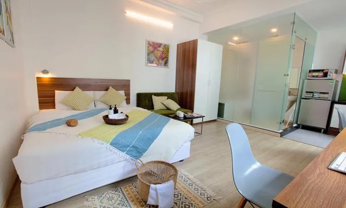 Nice Studio Apartment With Bathtup In Dinh Tien Hoang District 1 Ho Chi Minh Chity 35sqm 500 USD/month