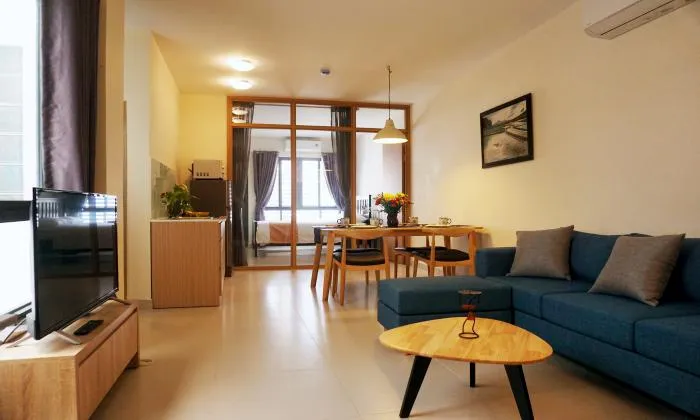 One Bedroom Aspire Saigon Serviced Apartment For Lease in District 1 Ho Chi Minh City 45sqm 630 USD/month