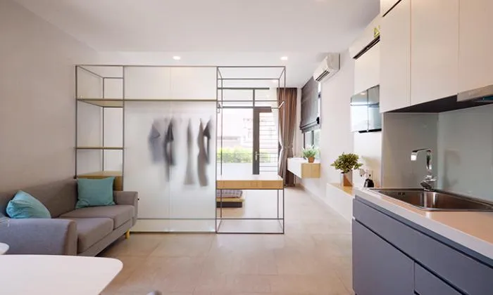 Sunshine One Bedroom Apartment For Rent in District 1 Ho Chi Minh City 45sqm 750 USD/month