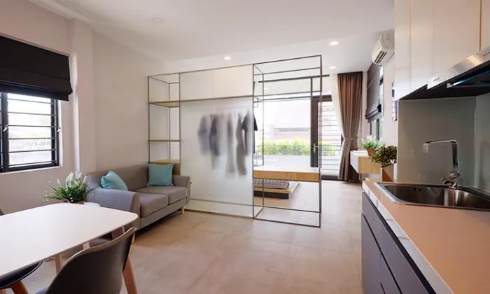 Sunshine One Bedroom Apartment For Rent in District 1 Ho Chi Minh City 45sqm 750 USD/month