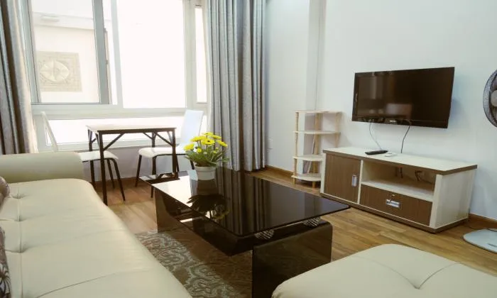 Spacious One Bedroom Serviced Apartment For Rent, District 1 HCM City 60sqm 550 USD/month