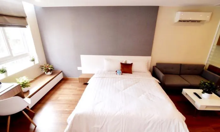 Modern and Bright Light One Bedroom Serviced Apartment in Dist 1 HCM City 40sqm 800 USD/month