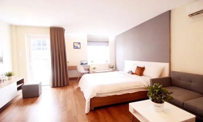 Modern and Bright Light One Bedroom Serviced Apartment in Dist 1 HCM City 40sqm 800 USD/month