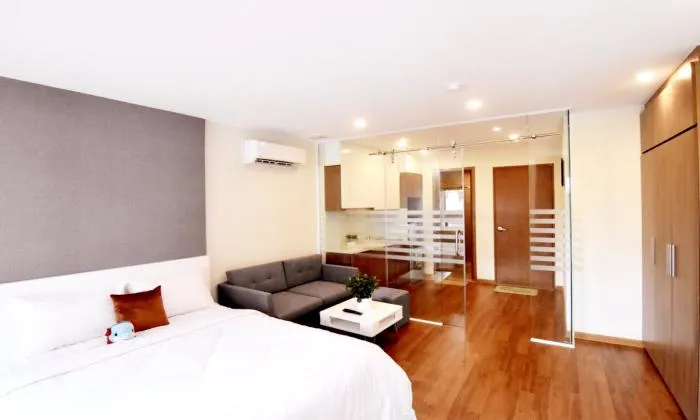 Modern and Bright Light One Bedroom Serviced Apartment in Dist 1 HCM City 40sqm 800 USD/month