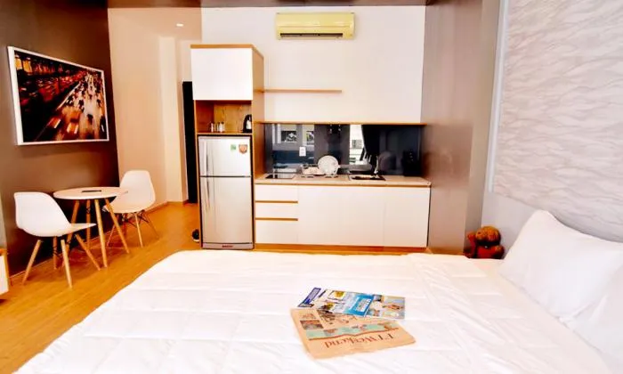 Corporate Serviced Apartment Near Ben Thanh Market For Rent in District 1 Saigon 30sqm 700 USD/month