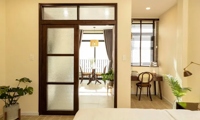 One Bedroom GK House Serviced Apartment For Rent in Dakao District 01 HCMC 45sqm 650 USD/month