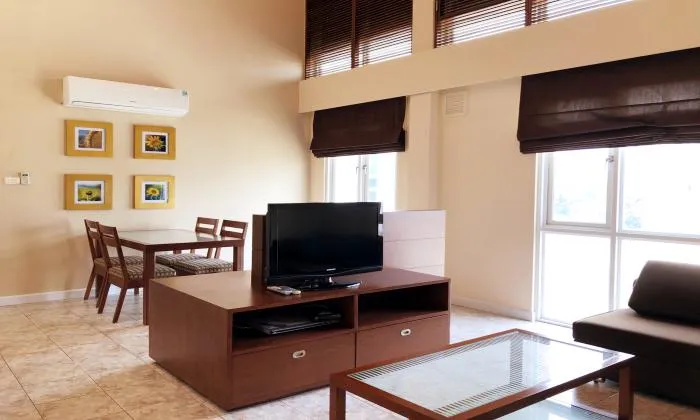 HBT Court Duplex Two Bedroom Apartment For Rent in District 1 Ho Chi Minh City 115sqm 2,100 USD/month