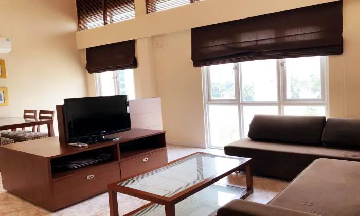 HBT Court Duplex Two Bedroom Apartment For Rent in District 1 Ho Chi Minh City 115sqm 2,100 USD/month