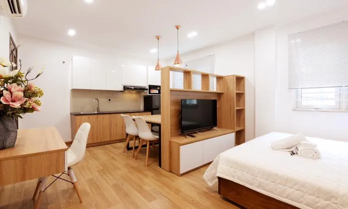 Studio Home Sweet Home Serviced Apartment in Nguyen Binh Khiem District 1 HCMC 40sqm 550 USD/month