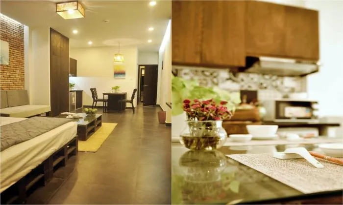 Charming Studio Serviced Apartment in Center District 1, HCM City 45sqm 370 USD/month