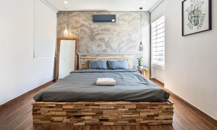 Big Size 60SQM Apartment For Rent in Dakao Ward District 1 HCM 750 USD/month