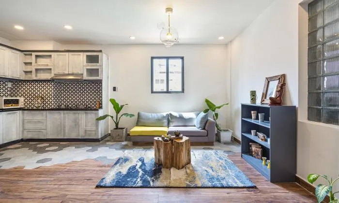 Big Size 60SQM Apartment For Rent in Dakao Ward District 1 HCM 750 USD/month