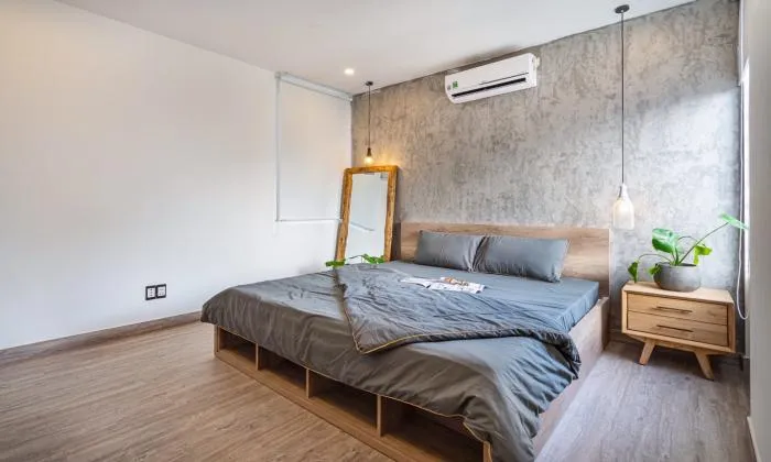 Two Bedroom Apartment Big Balcony Garden Apartment For Rent in Dakao District 1 HCMC 110sqm 1,300 USD/month