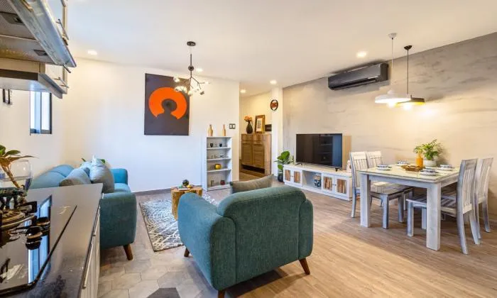 Two Bedroom Apartment Big Balcony Garden Apartment For Rent in Dakao District 1 HCMC 110sqm 1,300 USD/month
