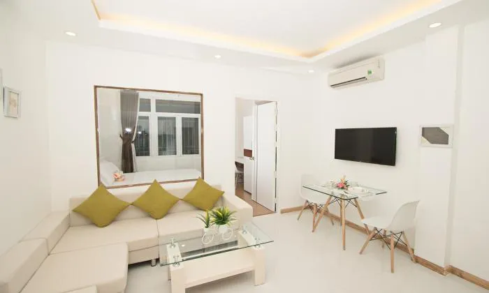 Stunning Decoration One Bedroom Serviced Apartment District 1 HCMC 40sqm 500 USD/month