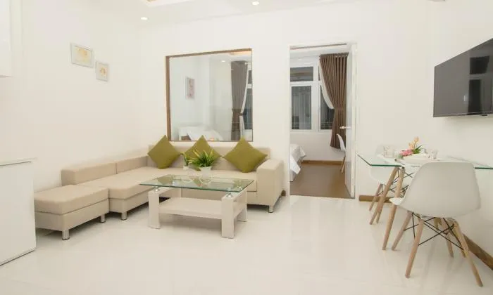 Stunning Decoration One Bedroom Serviced Apartment District 1 HCMC 40sqm 500 USD/month