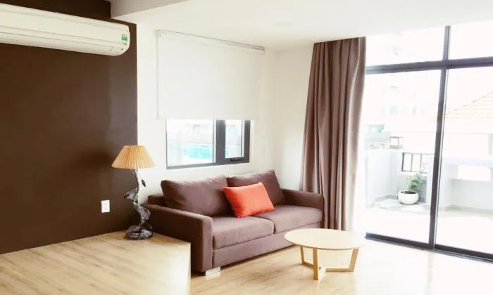 Big Balcony Studio Serviced Apartment in District 1 Ho Chi Minh City 55sqm 570 USD/month