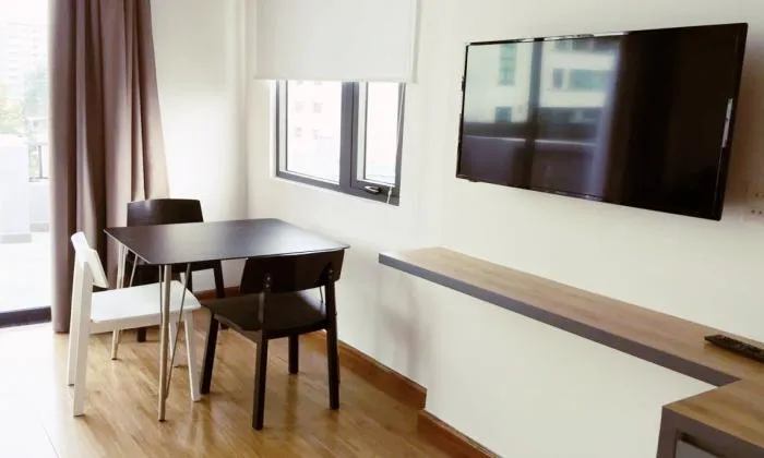 Big Balcony Studio Serviced Apartment in District 1 Ho Chi Minh City 55sqm 570 USD/month