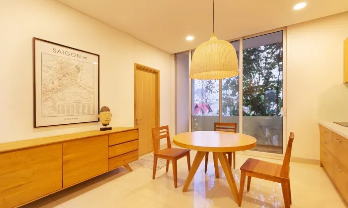 Spacious One Bedroom Serviced Apartment For Rent in Thao Dien HCM 70sqm 650 USD/month