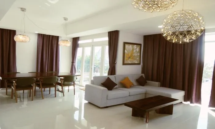 High Class Three Bedroom Serviced Apartment in Thao Dien HCMC 102sqm 1,750 USD/month