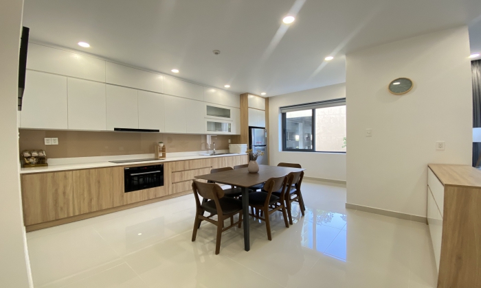 Clean And New Three Bedroom Serviced Apartment For Rent in Thao Dien Thu Duc City
