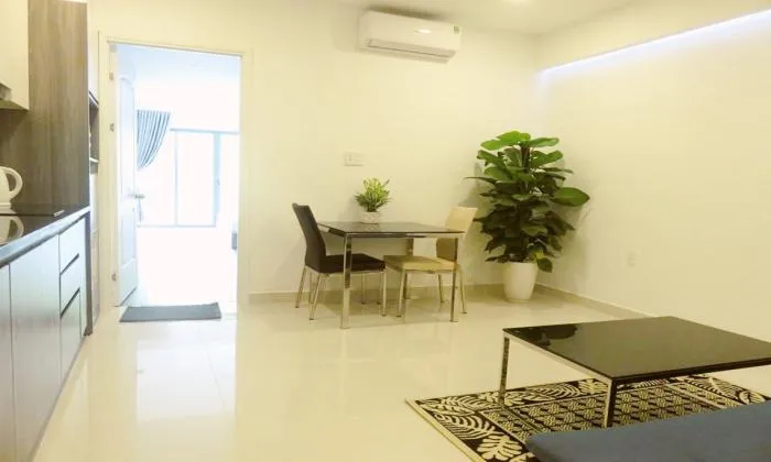 Nice Balcony One Bedroom Serviced Apartment in Thao Dien HCMC 45sqm 500 USD/month