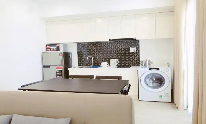Clean Nice And Bright One Bedroom Serviced Apartment For Rent in Thao Dien District 2 HCMC 50sqm 550 USD/month
