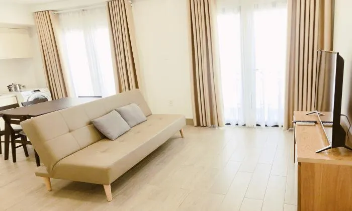 Clean Nice And Bright One Bedroom Serviced Apartment For Rent in Thao Dien District 2 HCMC 50sqm 550 USD/month