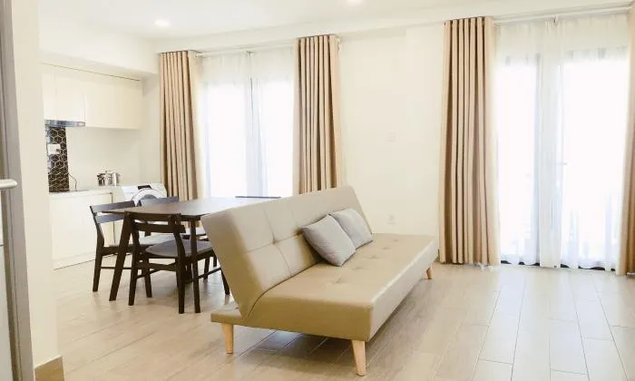 Clean Nice And Bright One Bedroom Serviced Apartment For Rent in Thao Dien District 2 HCMC 50sqm 550 USD/month