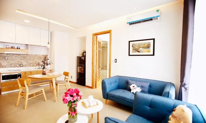 Nice Decoration Two Bedroom Serviced Apartment in Thao Dien HCMC 60sqm 900 USD/month