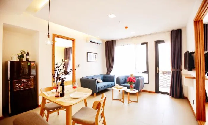Nice Decoration Two Bedroom Serviced Apartment in Thao Dien HCMC 60sqm 900 USD/month