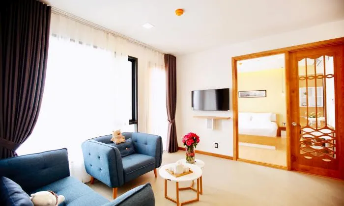 Nice Decoration Two Bedroom Serviced Apartment in Thao Dien HCMC 60sqm 900 USD/month