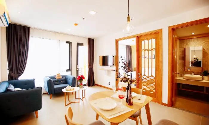 Nice Decoration Two Bedroom Serviced Apartment in Thao Dien HCMC 60sqm 900 USD/month