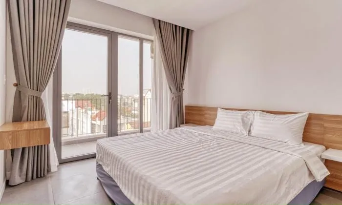 Big Balconies One Bedroom in Quoc Huong Street Thao Dien District 2 HCMC 55sqm 730 USD/month