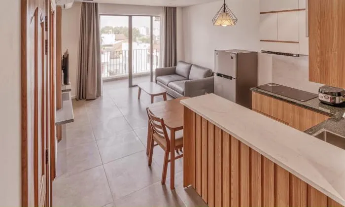 Two Bedroom Serviced Apartment Near British School Thao Dien HCMC 60sqm 750 USD/month