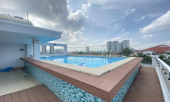 Bright Light One Bedroom Serviced Apartment For Rent in Thao Dien HCM 50sqm 650 USD/month