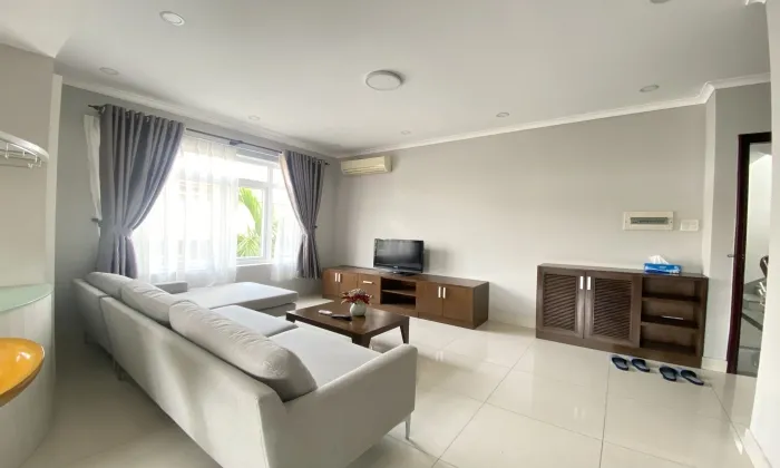 Bright Light One Bedroom Serviced Apartment For Rent in Thao Dien HCM 50sqm 650 USD/month