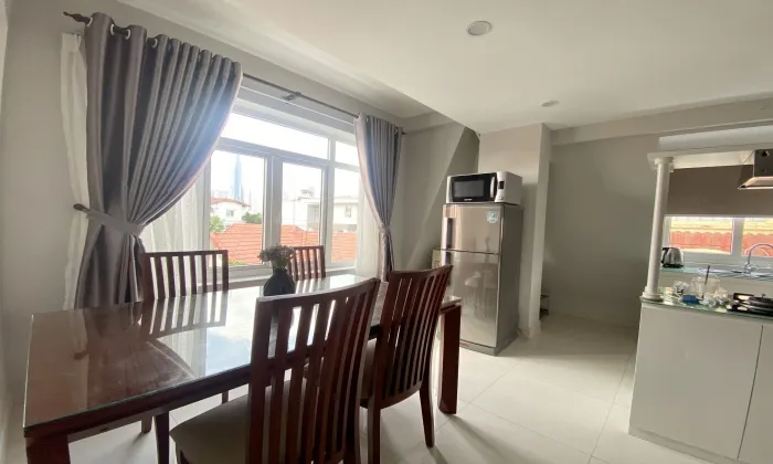 Bright Light One Bedroom Serviced Apartment For Rent in Thao Dien HCM 50sqm 650 USD/month