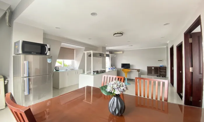 Bright Light One Bedroom Serviced Apartment For Rent in Thao Dien HCM 50sqm 650 USD/month