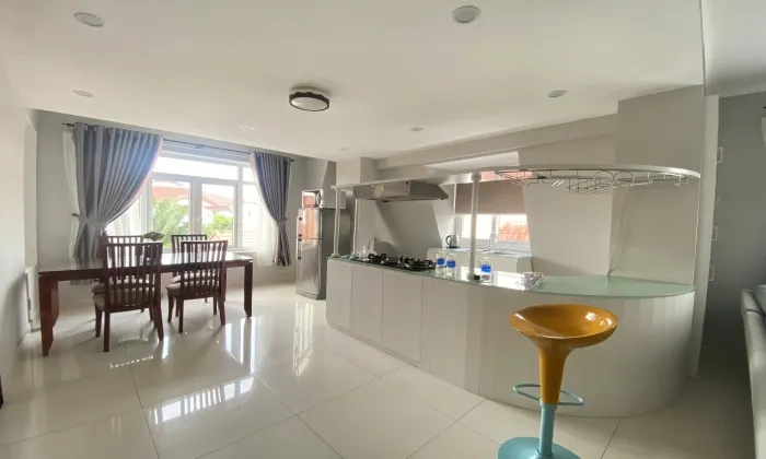 Bright Light One Bedroom Serviced Apartment For Rent in Thao Dien HCM 50sqm 650 USD/month
