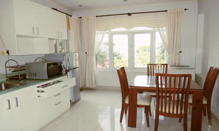Very Quiet One Bedroom Serviced Apartment in Thao Dien District 2, HCM City 45sqm 550 USD/month