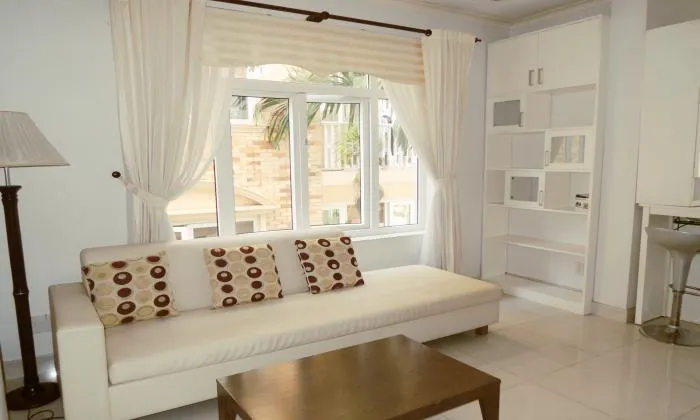 Very Quiet One Bedroom Serviced Apartment in Thao Dien District 2, HCM City 45sqm 550 USD/month