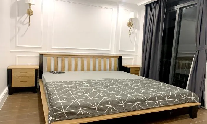Amazing Furniture One Bedroom Apartment For Rent in Tran Nao Binh An HCM 50sqm 500 USD/month
