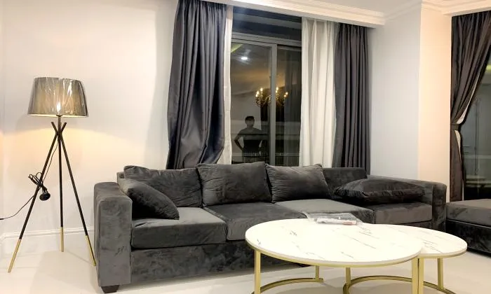 Amazing Furniture One Bedroom Apartment For Rent in Tran Nao Binh An HCM 50sqm 500 USD/month