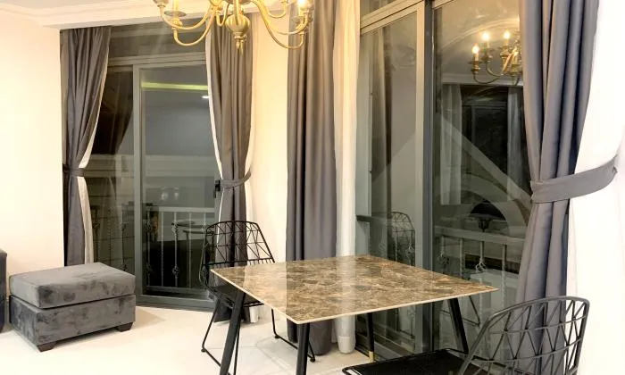 Amazing Furniture One Bedroom Apartment For Rent in Tran Nao Binh An HCM 50sqm 500 USD/month