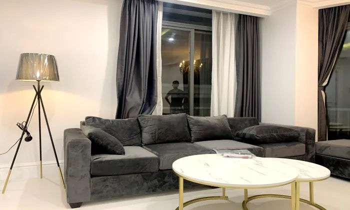 Amazing Furniture One Bedroom Apartment For Rent in Tran Nao Binh An HCM 50sqm 500 USD/month