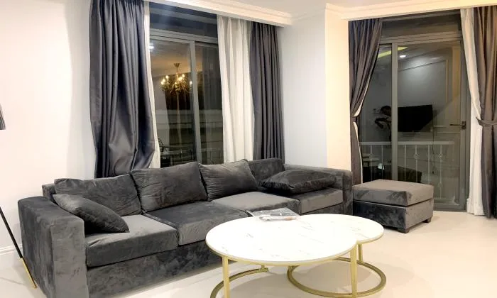Amazing Furniture One Bedroom Apartment For Rent in Tran Nao Binh An HCM 50sqm 500 USD/month