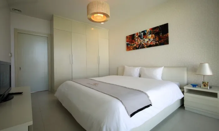 Nice Furniture One Bedroom Gleen Wood Serviced Apartment HCMC 50sqm 550 USD/month