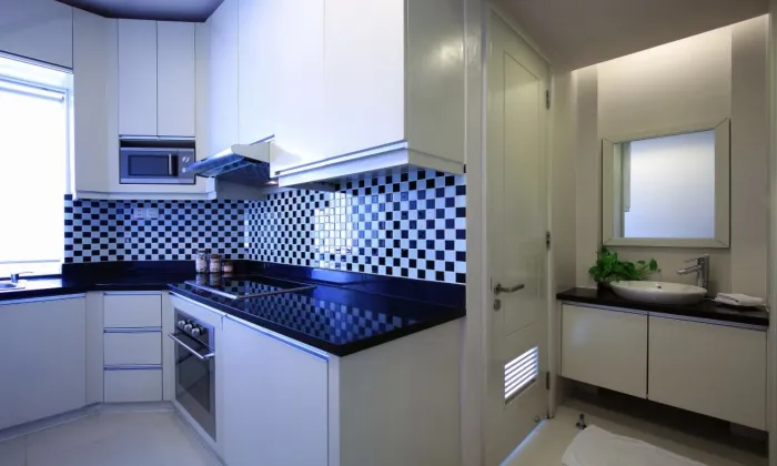 Nice Furniture One Bedroom Gleen Wood Serviced Apartment HCMC 50sqm 550 USD/month