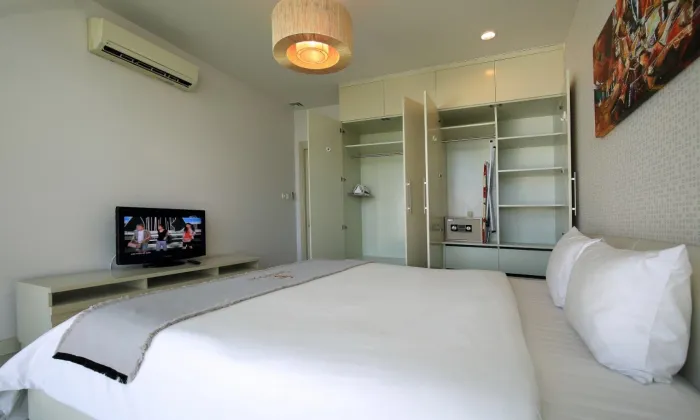 Nice Furniture One Bedroom Gleen Wood Serviced Apartment HCMC 50sqm 550 USD/month